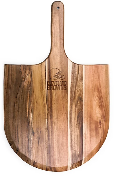 Picnic Time Cleveland Browns Acacia Serving Pizza Peel