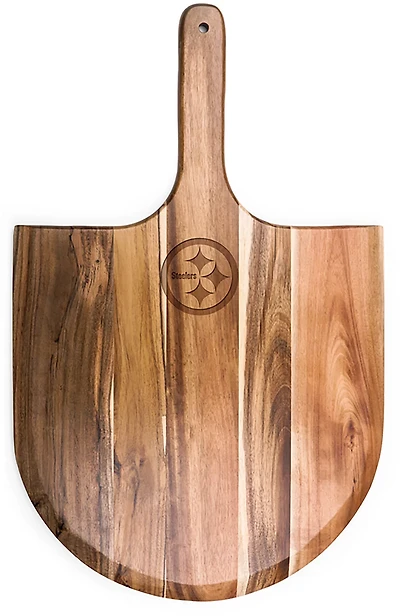 Picnic Time Pittsburgh Steelers Acacia Serving Pizza Peel