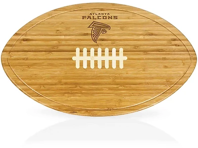 Picnic Time Atlanta Falcons Kickoff XL Football Cutting Board and Serving Tray