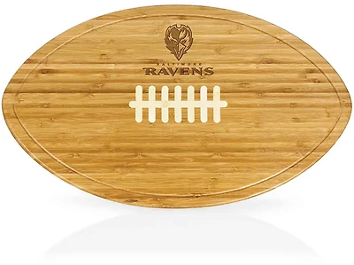 Picnic Time Baltimore Ravens Kickoff XL Football Cutting Board and Serving Tray