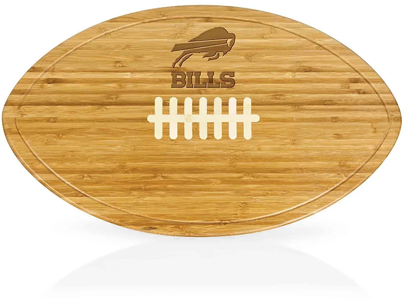 Picnic Time Buffalo Bills Kickoff XL Football Cutting Board and Serving Tray