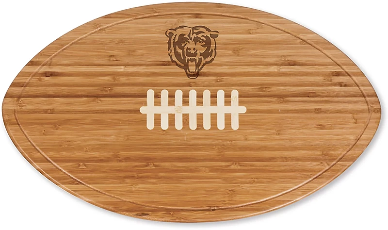 Picnic Time Chicago Bears Kickoff XL Football Cutting Board and Serving Tray
