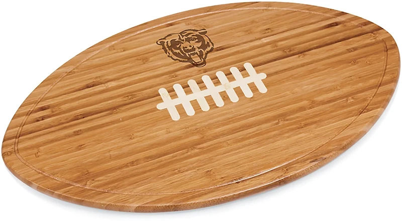 Picnic Time Chicago Bears Kickoff XL Football Cutting Board and Serving Tray