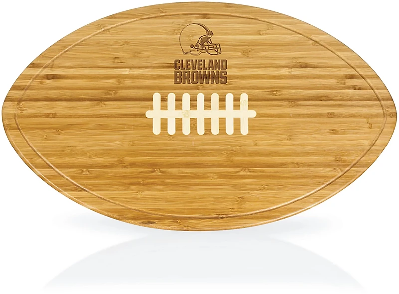 Picnic Time Cleveland Browns Kickoff XL Football Cutting Board and Serving Tray
