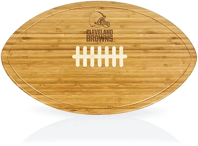 Picnic Time Cleveland Browns Kickoff XL Football Cutting Board and Serving Tray