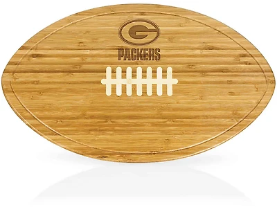Picnic Time Green Bay Packers Kickoff XL Football Cutting Board and Serving Tray