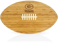 Picnic Time Green Bay Packers Kickoff XL Football Cutting Board and Serving Tray