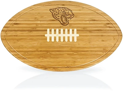 Picnic Time Jacksonville Jaguars Kickoff XL Football Cutting Board and Serving Tray