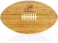 Picnic Time Miami Dolphins Kickoff XL Football Cutting Board and Serving Tray