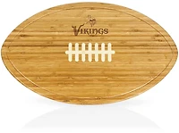 Picnic Time Minnesota Vikings Kickoff XL Football Cutting Board and Serving Tray
