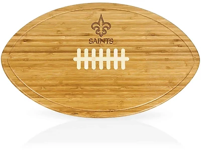 Picnic Time New Orleans Saints Kickoff XL Football Cutting Board and Serving Tray