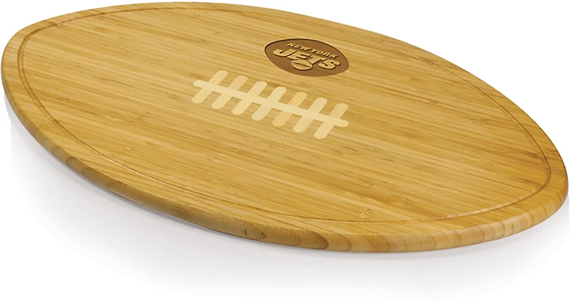 Picnic Time New York Jets Kickoff XL Football Cutting Board and Serving Tray