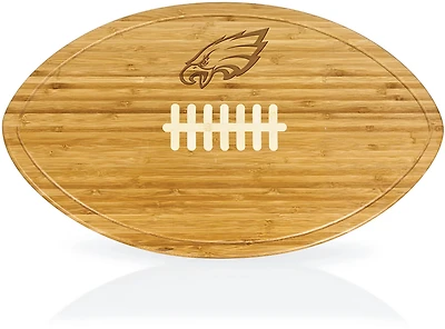 Picnic Time Philadelphia Eagles Kickoff XL Football Cutting Board and Serving Tray