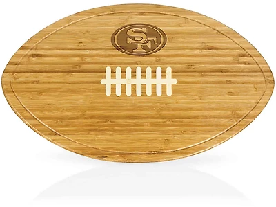 Picnic Time San Francisco 49ers Kickoff XL Football Cutting Board and Serving Tray