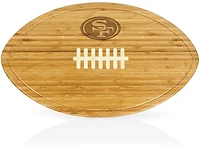 Picnic Time San Francisco 49ers Kickoff XL Football Cutting Board and Serving Tray