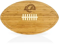 Picnic Time Los Angeles Rams Kickoff XL Football Cutting Board and Serving Tray