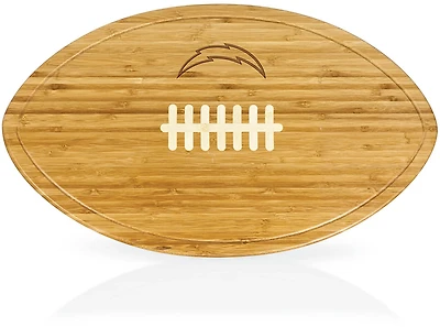 Picnic Time Los Angeles Chargers Kickoff XL Football Cutting Board and Serving Tray
