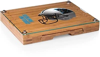 Picnic Time Carolina Panthers Concerto Glass Top Cheese Cutting Board and Tools Set