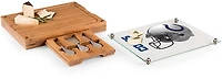 Picnic Time Indianapolis Colts Concerto Glass Top Cheese Cutting Board and Tools Set