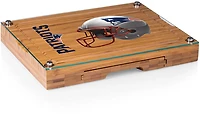 Picnic Time New England Patriots Concerto Glass Top Cheese Cutting Board and Tools Set
