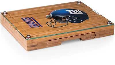 Picnic Time New York Giants Concerto Glass Top Cheese Cutting Board and Tools Set