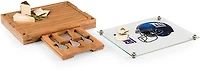 Picnic Time New York Giants Concerto Glass Top Cheese Cutting Board and Tools Set