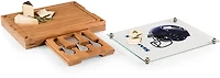 Picnic Time Seattle Seahawks Concerto Glass Top Cheese Cutting Board and Tools Set