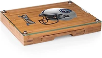 Picnic Time Tennessee Titans Concerto Glass Top Cheese Cutting Board and Tools Set