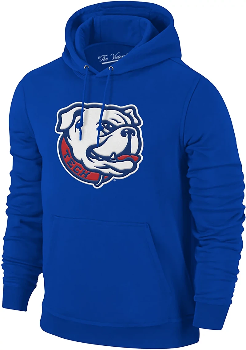 WILDCAT RETRO Men's Louisiana Tech Bulldogs Mascot Tackle Twill Hoodie