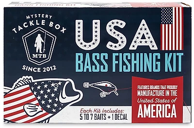 Mystery Tackle Box USA Bass Fishing Lure Kit