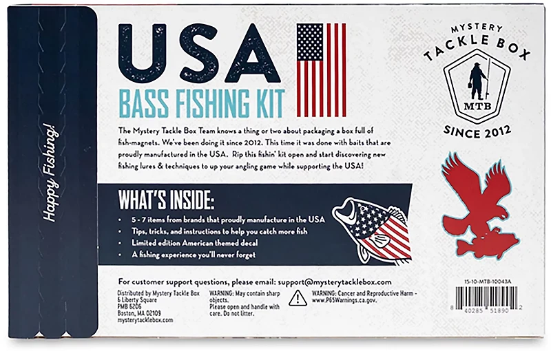 Mystery Tackle Box USA Bass Fishing Lure Kit