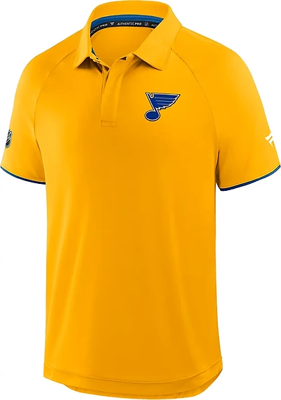 Fanatics Men's Blues Authentic Pro Rink Polo Shirt