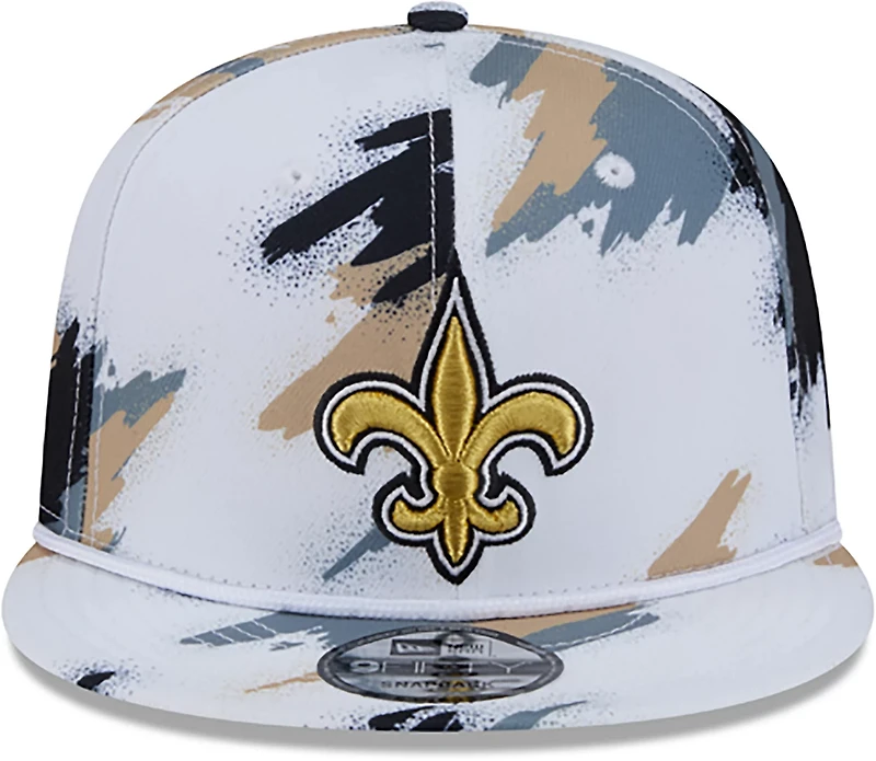 New Era Adults' New Orleans Saints 9FIFTY OTC Paint Cap