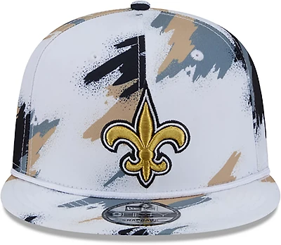 New Era Adults' New Orleans Saints 9FIFTY OTC Paint Cap