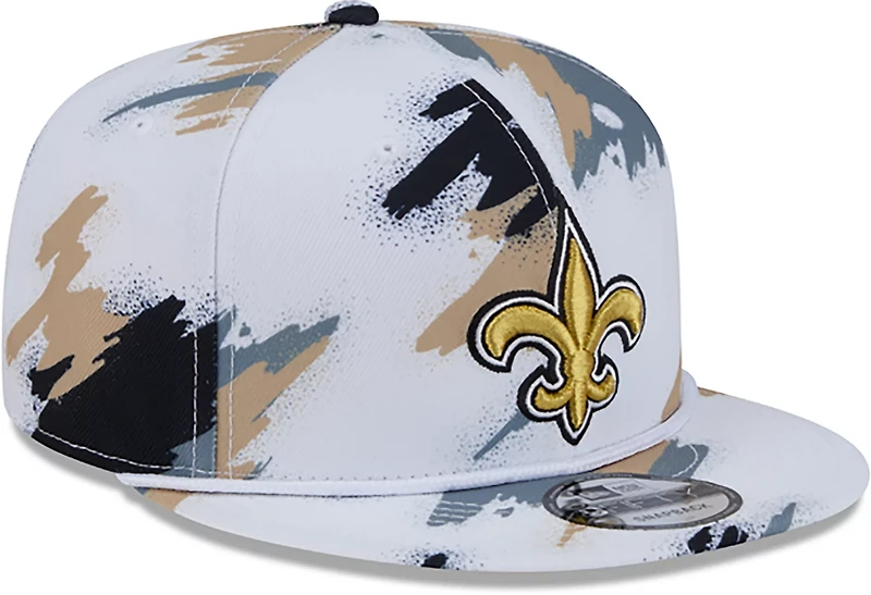 New Era Adults' New Orleans Saints 9FIFTY OTC Paint Cap