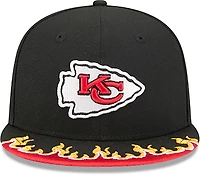 New Era Boys' Kansas City Chiefs Flame 9FIFTY Cap