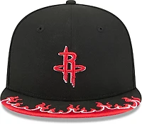 New Era Kids' Houston Rockets 9FIFTY Flame Cap