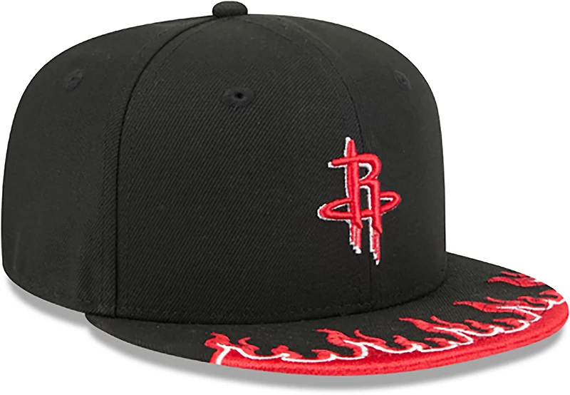 New Era Kids' Houston Rockets 9FIFTY Flame Cap