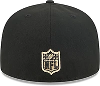 New Era Men’s New Orleans Saints Tri Hit OTC 59FIFTY Cap