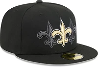 New Era Men’s New Orleans Saints Tri Hit OTC 59FIFTY Cap