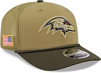 New Era Men's Ravens 25 Salute to Service 9SEVENTY Cap
