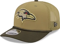 New Era Men's Ravens 25 Salute to Service 9SEVENTY Cap