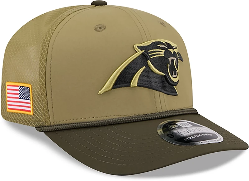 New Era Men's Panthers 25 Salute to Service 9SEVENTY Cap