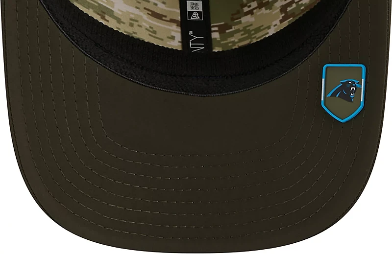 New Era Men's Panthers 25 Salute to Service 9SEVENTY Cap