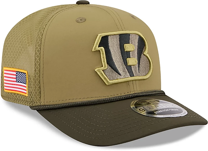 New Era Men's Bengals 25 Salute to Service 9SEVENTY Cap