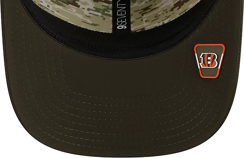New Era Men's Bengals 25 Salute to Service 9SEVENTY Cap