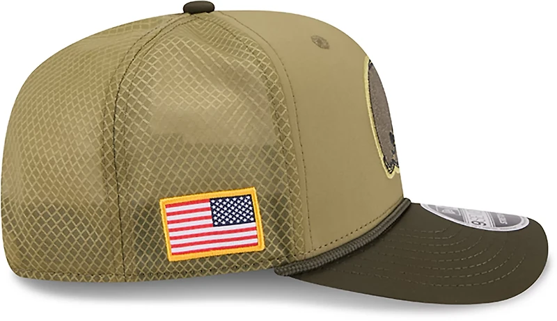 New Era Men's Browns 25 Salute to Service 9SEVENTY Cap