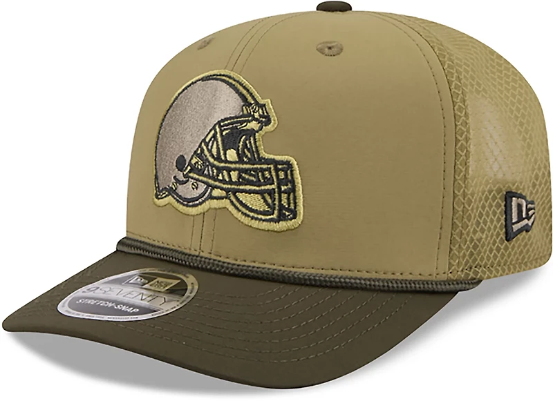 New Era Men's Browns 25 Salute to Service 9SEVENTY Cap