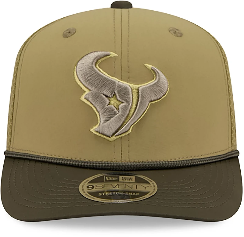 New Era Men's Texans 25 Salute to Service 9SEVENTY Cap