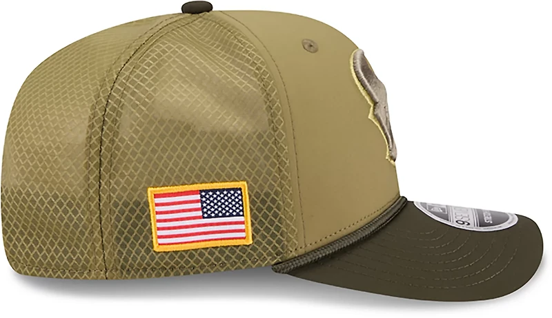 New Era Men's Texans 25 Salute to Service 9SEVENTY Cap